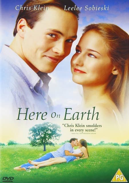 Theatrical key art for the 2000 feature film Here on Earth.